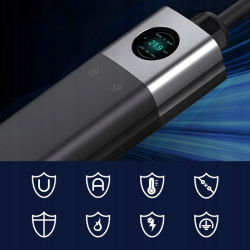 Przenośna ładowarka Ampere Point Q11 16A typ 2 11kW 6M aplikacja TUYA WI-FI