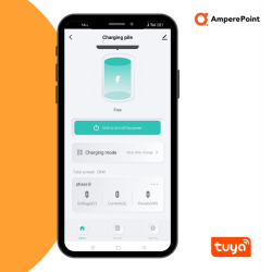 Przenośna ładowarka Ampere Point Q11 16A typ 2 11kW 6M aplikacja TUYA WI-FI