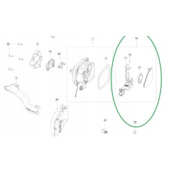 Klapka portu ładowania Tesla Model S X 106193000D