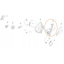 Tesla S Plaid klapka portu ładowania 1530813-95-D